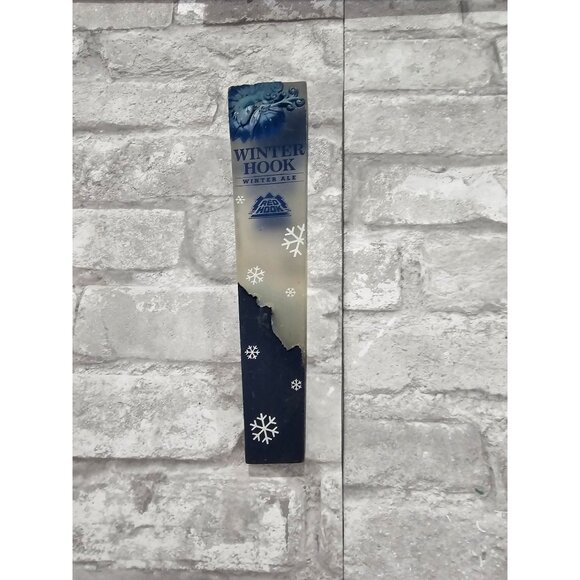 Winter Hook Ale Red Hook Seattle Washington Beer‎ Tap Handle Kegerator Used - Picture 1 of 10